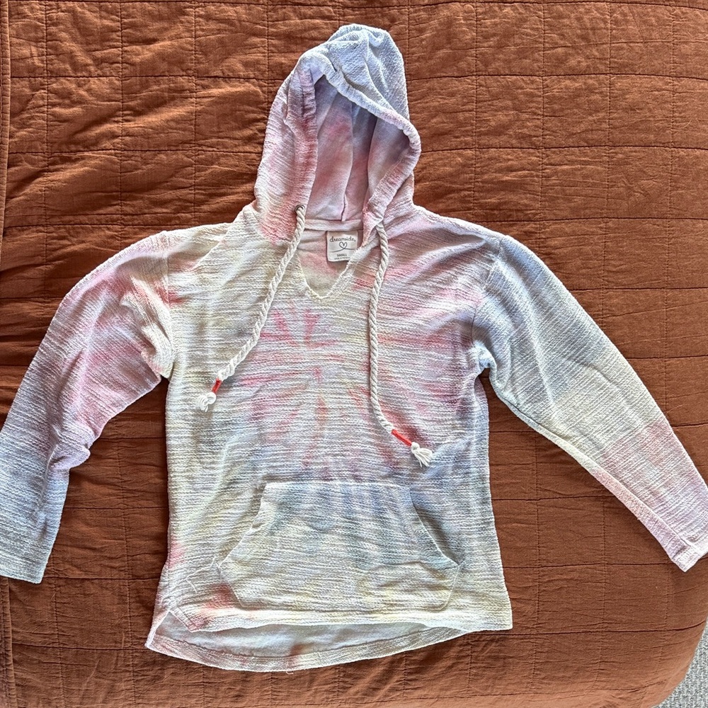 Kids Tie-Dye Hoodie in Pastel Shades